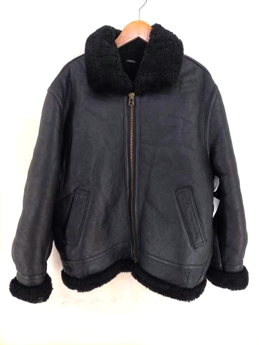 ユーズドフルギ USED古着 B-3 本革 レザー ボア ムートンジャケット  
