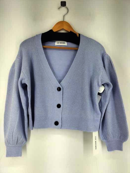 リリーブラウン Lily Brown Vネックカーディガン レディース FREE