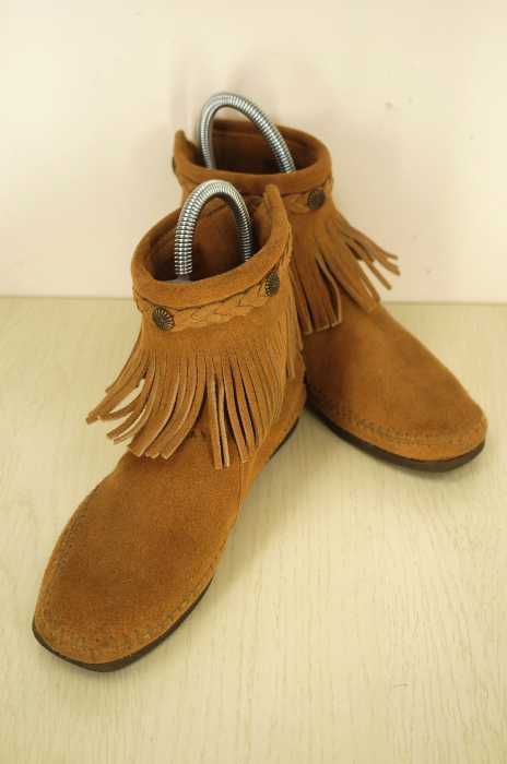 Minnetonka （ミネトンカ） フリンジショートブーツ レディース シューズ ブーツ