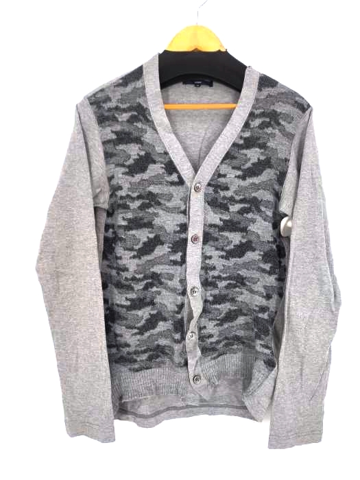 COMME des GARCONS HOMME(コムデギャルソンオム) AD2015 16SS カモ柄 切替カーディガン メンズ M