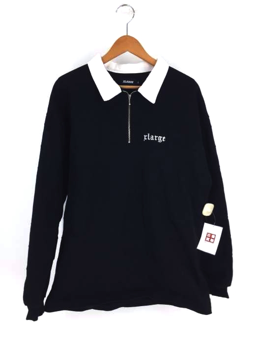 XLARGE(エクストララージ) HALF-ZIP RUGBY SHIRT メンズ トップス カジュアルシャツ