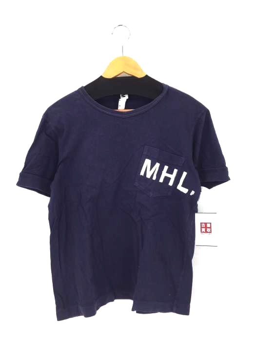 MHL.(エムエイチエル) ロゴプリントポケットTEE レディース JPN:M