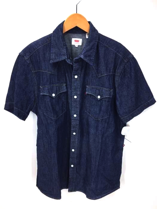 Levis(リーバイス) デニムウエスタンハーフスリーブシャツ メンズ JPN:M