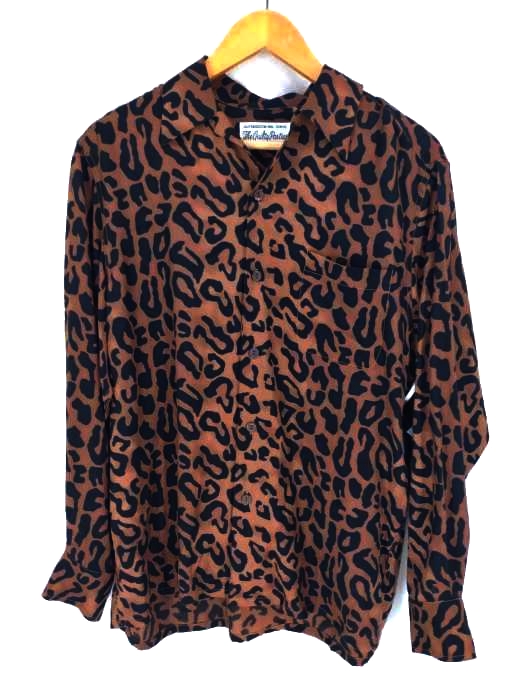 WACKO MARIA(ワコマリア) 21AW LEOPARD HAWAIIAN SHIRT L/S メンズ JPN：S