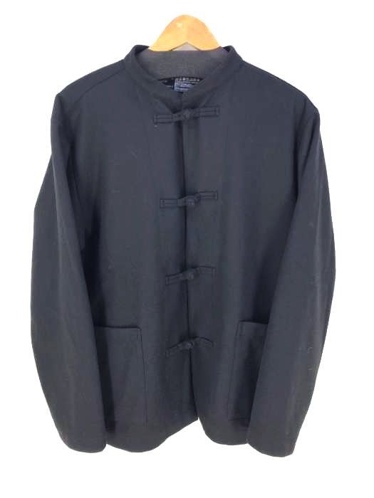 無印良品(ムジルシリョウヒン) ストレッチ起毛結び釦シャツ メンズ  L-XL