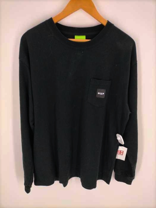 HUF(ハフ) ロゴポケットロングスリーブTシャツ メンズ JPN:L