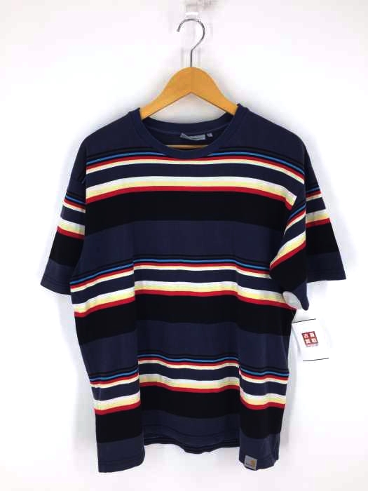 Carhartt WIP(カーハートワークインプログレス) Sunder S/S Multi Color Border Tee メンズ JPN：L