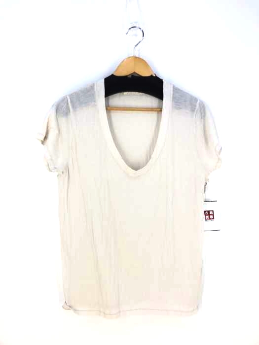 rukkilill(ルッキリル) シワ加工Vネックカットソー レディース  FREE SIZE