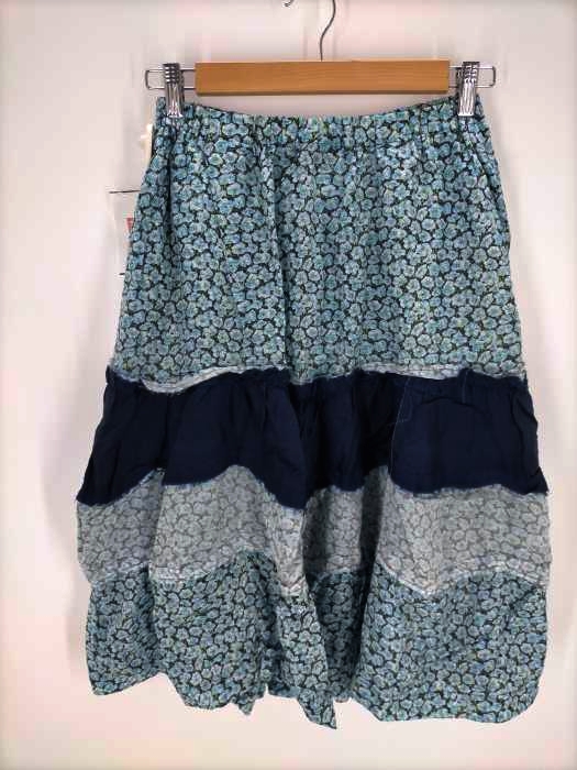 tricot COMME des GARCONS(トリココムデギャルソン) AD2007 切替イージースカート フラワープリント レディース 表記無