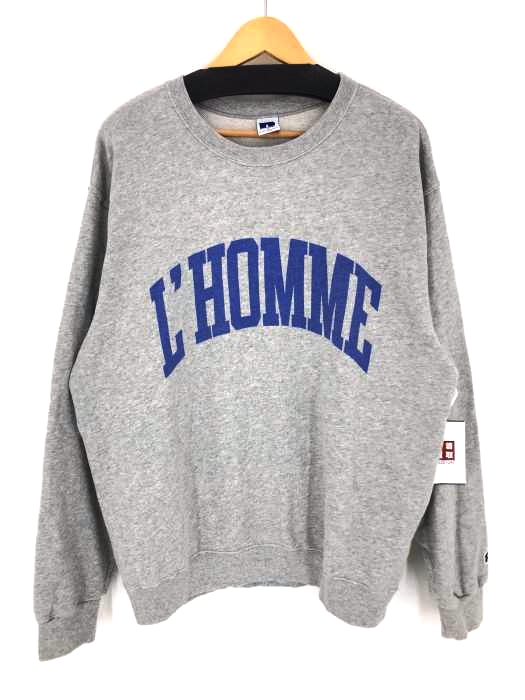 Russell(ラッセル) ビッグシルエット カレッジ プリント スウェット メンズ import：L