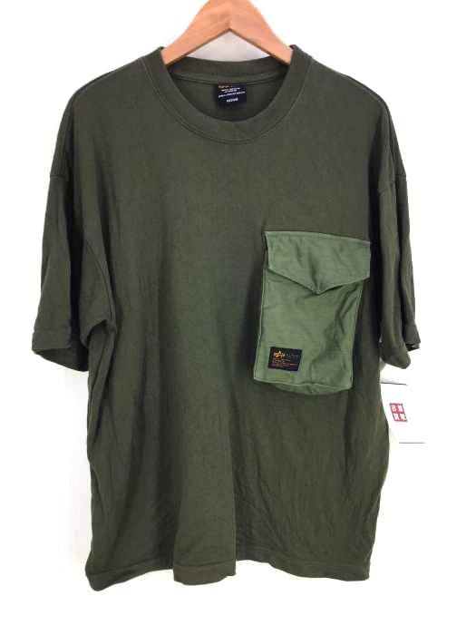 ALPHA INDUSTRIES(アルファインダストリーズ) M-65 ポケットTシャツ メンズ  M