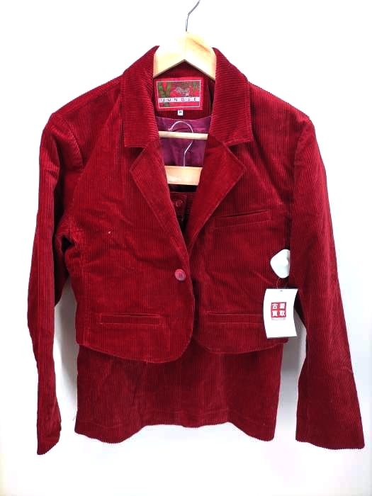 KENZO JUNGLE(ケンゾージャングル) 80～90S セットアップ 太畝コーデュロイ シングルショートジャケット タイトスカート レディース  M