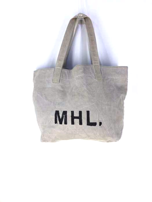MHL.(エムエイチエル) キャンバストートバッグ レディース  無