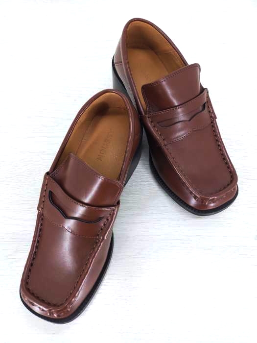 マウジー moussy SQUARE TOE HEEL LOAFER レディース  S