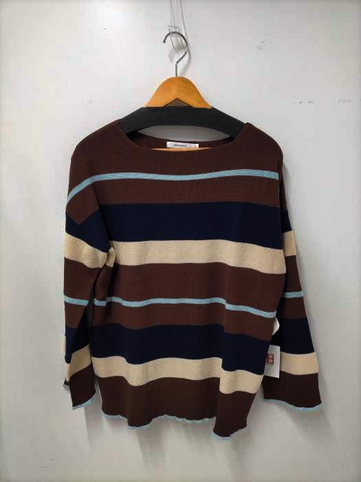moussy(マウジー) MULTI BORDER KNIT TOP レディース  FREE