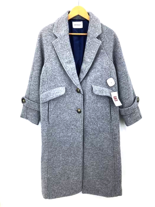moussy(マウジー) SINGLE BREASTED WOOL COAT レディース  1