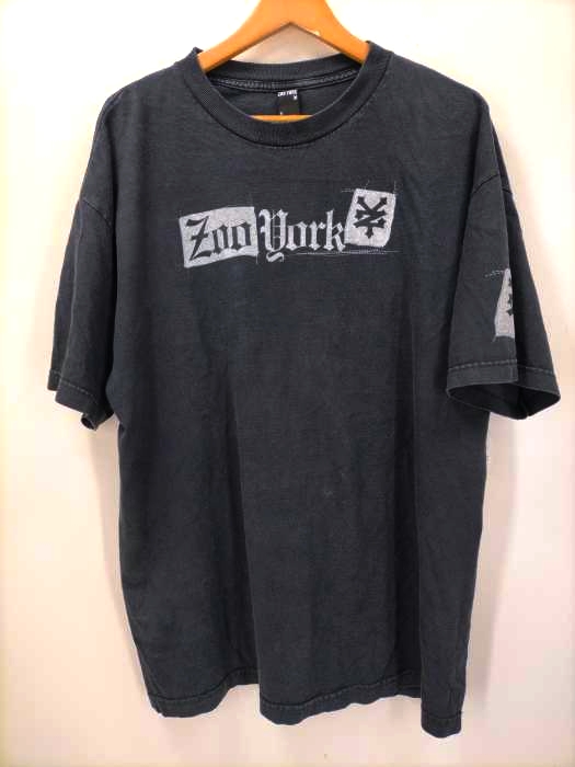 USED古着(ユーズドフルギ) {{ZOO YORK}}プリントロゴ S/S Tee メンズ  XL