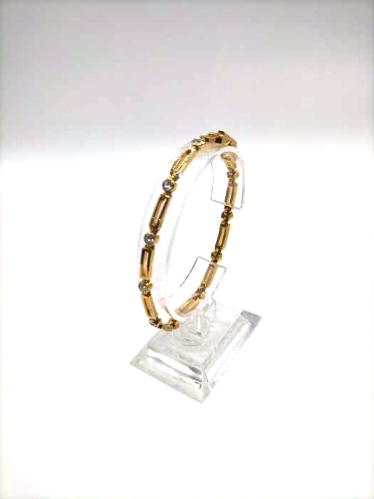 NINA RICCI(ニナリッチ) ラインストーンチェーンブレスレット レディース 表記無