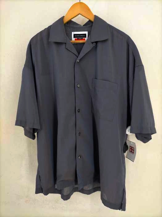 MAISON SPECIAL(メゾンスペシャル) SUPER120Sウールプライムオーバーオープンカラーショートスリーブシャツ メンズ  00