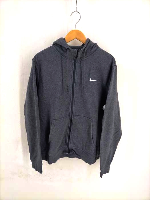 ナイキ NIKE 紺タグ復刻 ロゴ刺繍 ジップアップパーカー メンズ JPN：XL