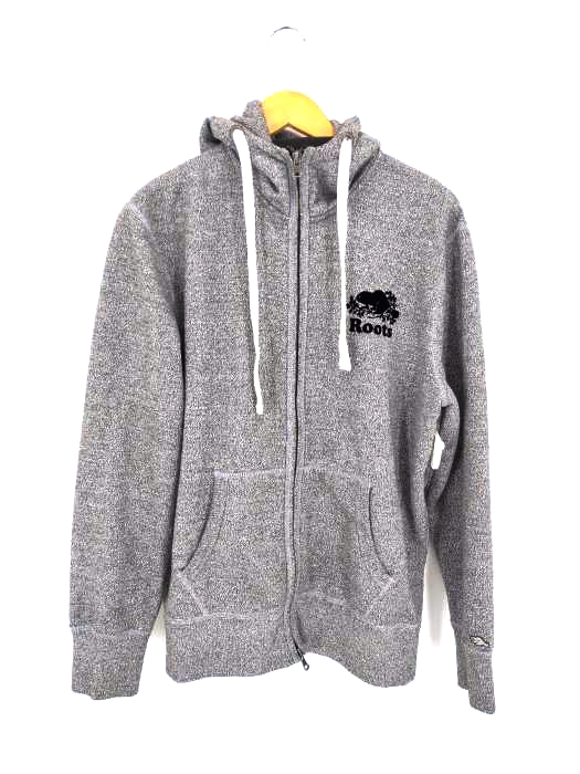 Roots(ルーツ) フロッキープリント ジップアップパーカー メンズ import：M