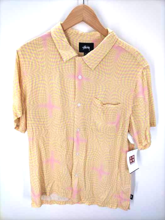 ステューシー Stussy 総柄 S/Sシャツ メンズ JPN：M