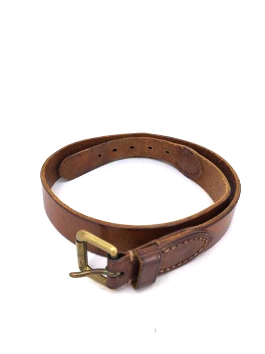 ポロラルフローレン POLO RALPH LAUREN ITALIAN SADDLE レザーバックルベルト メンズ 表記無