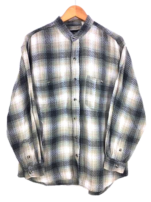 USED古着(ユーズドフルギ) バンドカラーシャツ maurices メンズ トップス カジュアルシャツ