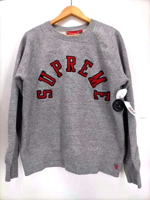 Supreme(シュプリーム) 12AW Felt Arc Crew sweat メンズ import:L