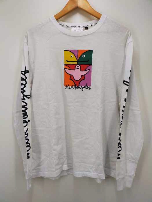 Mark Gonzales(マークゴンザレス) クルーネック 長袖 ロングスリーブ Tシャツ メンズ JPN:L