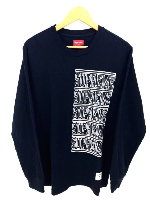 Supreme(シュプリーム) Stacked L/S Top メンズ import：M