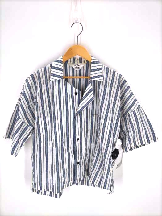SUNSEA(サンシー) 18SS DOUBLE NOTE STRIPE FRIED SHRIMP SHIRTS メンズ JPN：2