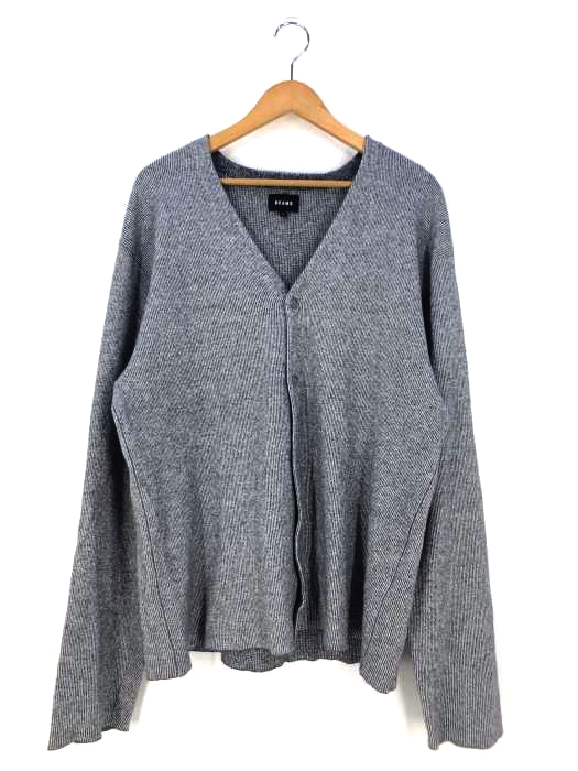 BEAMS(ビームス) メランジ コットン ルーズ カーディガン メンズ JPN:L