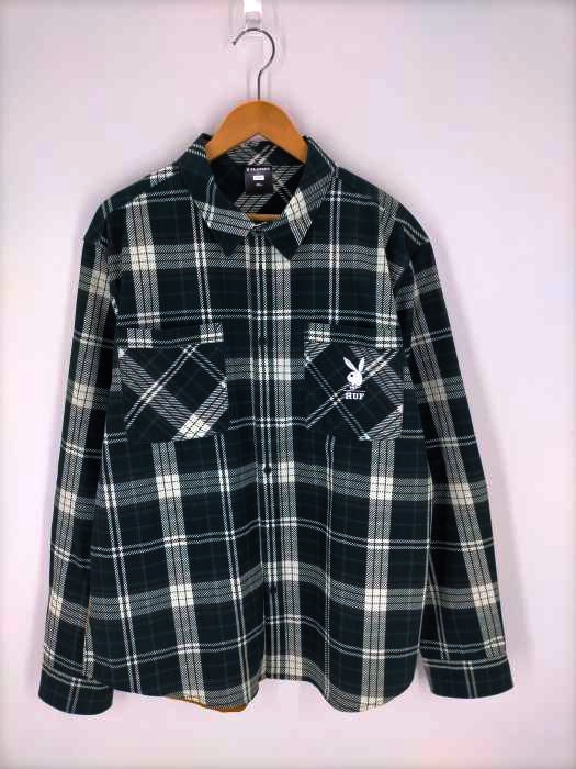 HUF(ハフ) MONARCH L/S FLANNEL SHIRT メンズ JPN:XL