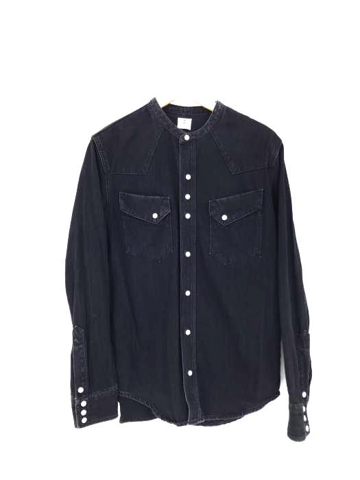 Wrangler(ラングラー) バンドカラーデニムシャツ メンズ JPN：L