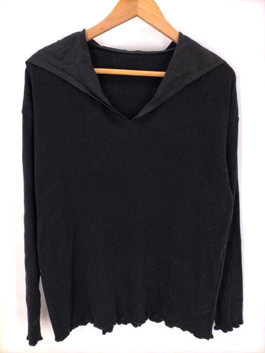 ロクビューティーアンドユースユナイテッドアローズ 6 BEAUTY & YOUTH UNITED ARROWS 21SS RIB×SILK SAILOR COLLAR PULLOVER カットソー レディース 表記無