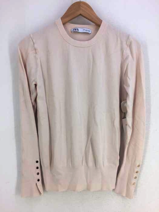 ZARA(ザラ) ボタンスリーブ ニット レディース  M