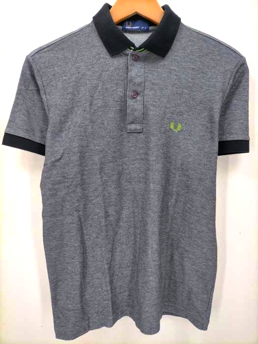 FRED PERRY(フレッドペリー) ロゴ刺繍 ポロシャツ メンズ JPN：S
