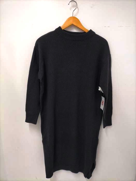 AZUL by moussy(アズールバイマウジー) SLIT KNIT LONG ONEPIECE レディース  S