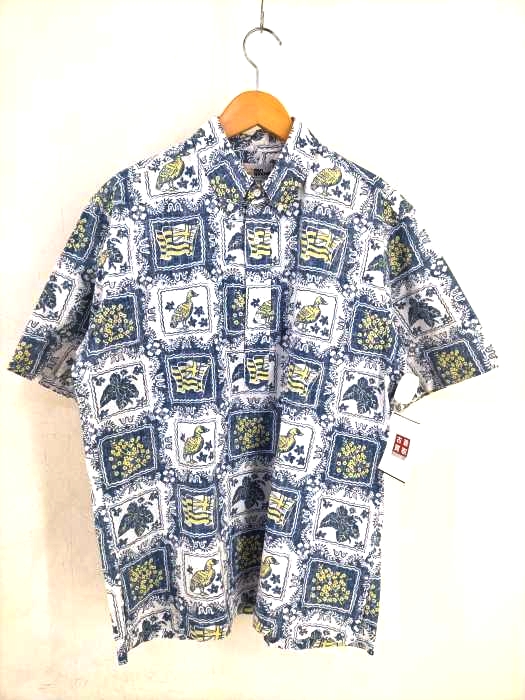 80s reynspooner  金タグ　アロハシャツ reyn spooner 古着 レインスプーナー REYNSPOONER 復刻 金タグ