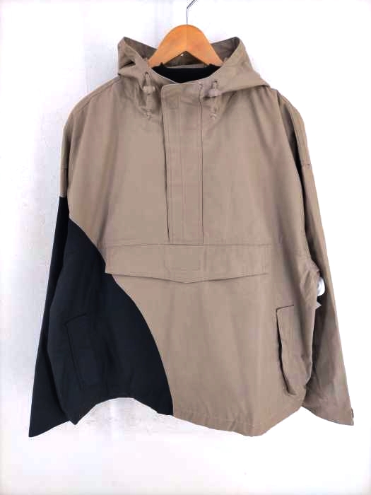 ユーズドフルギ USED古着 ドッキング切替アノラックパーカー メンズ 表記無