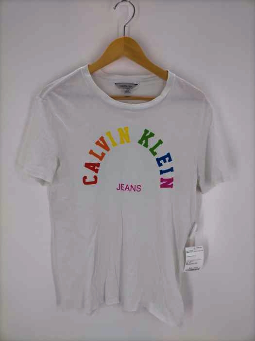 Calvin Klein Jeans(カルバンクラインジーンズ) ロゴクルーネックTシャツ メンズ import：M