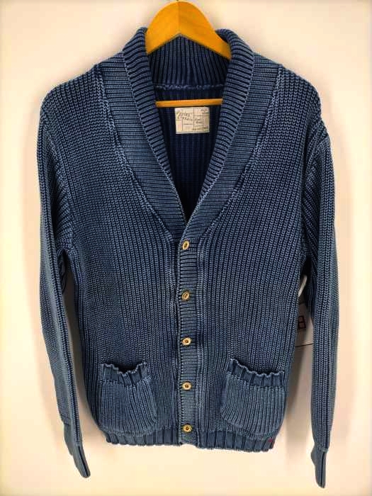 PORTER CLASSIC(ポータークラシック) 13AW インディゴショールカラーカーディガン メンズ JPN：M