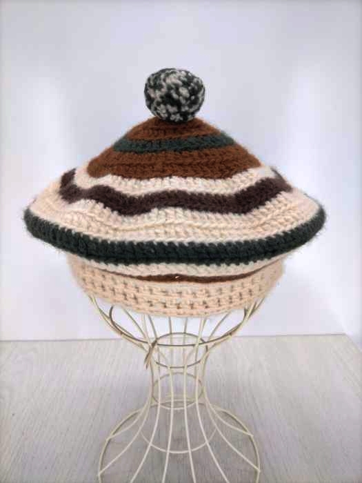 COMFORTABLE REASON(コンフォータブル リーズン) Stripe Tam O Shanter Hat メンズ 表記無