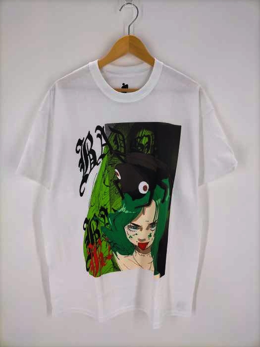 ジュンイナガワ JUN INAGAWA {{BILLIEEILSH}} GR8 プリント T-SHIRT メンズ JPN：XL