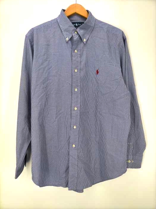 RALPH LAUREN(ラルフローレン) CLASSIC FIT ギンガムチェック ポニー刺しゅう B.Dシャツ メンズ  16 32/33