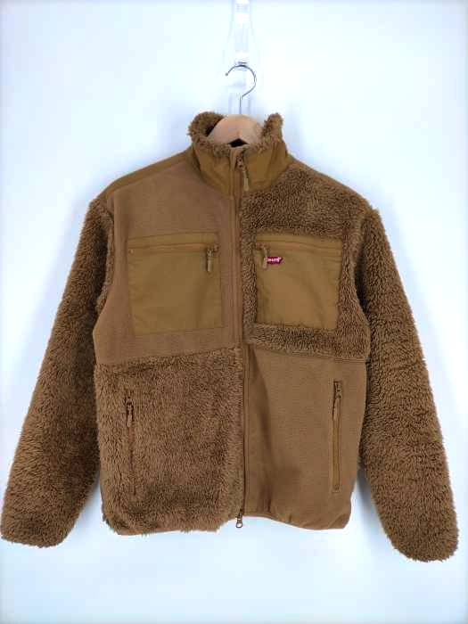 Levis(リーバイス) PIECED FLEECE JACKET CAMEL メンズ  S