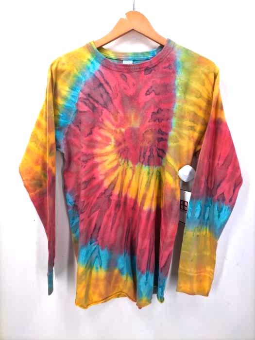 Healthknit(ヘルスニット) タイダイ染ラグランカットソー メンズ JPN：L