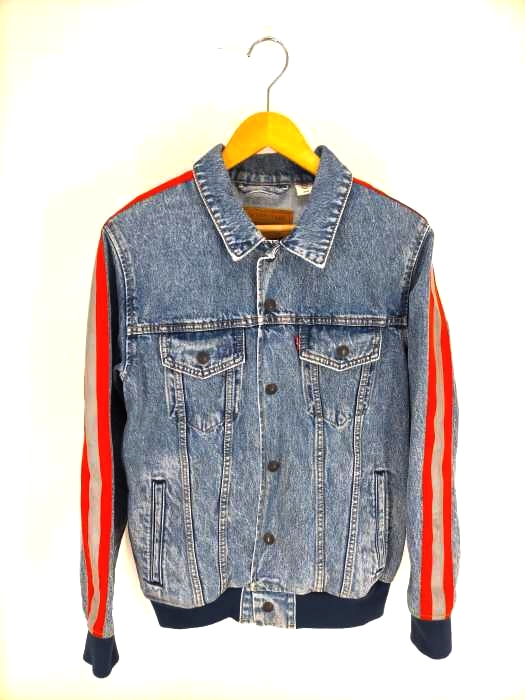 Levis(リーバイス) UNBASIC BOMBER TRUCKER JACKET REFLECT TRUCKER アンベーシック ボンバートラッカージャケット メンズ JPN：S