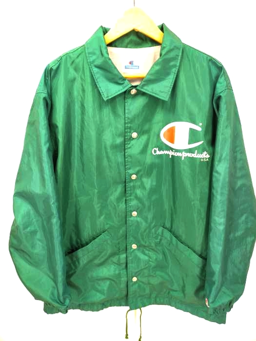 チャンピオン Champion 80～90S ロゴプリント コーチジャケット メンズ JPN：L